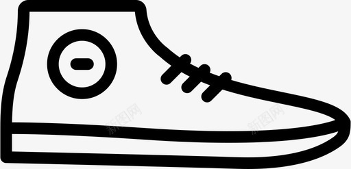 运动鞋运动鞋时尚鞋类图标图标