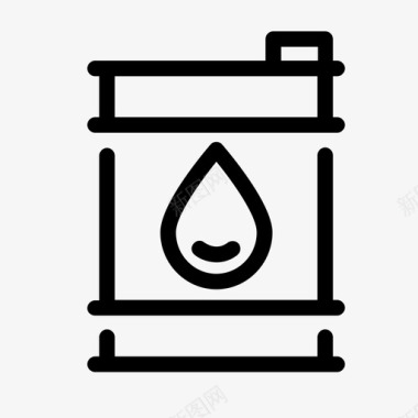 油桶燃料矿物图标图标