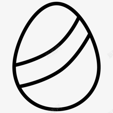 复活节彩蛋节图标图标