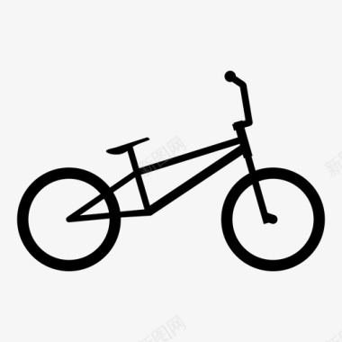 bmx自行车运动图标图标