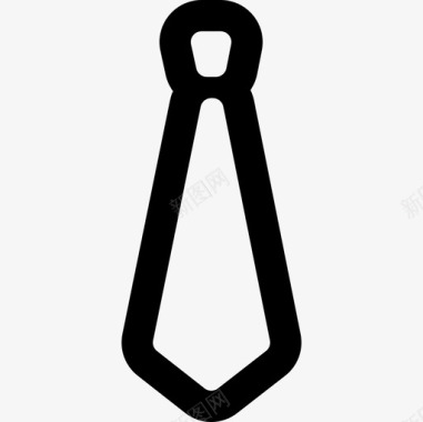 领带勾勒男装时尚通用接口图标图标