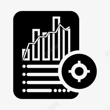 指针的位置统计报表位置代数文档图标图标