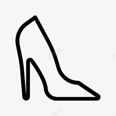 杂牌鞋女式高跟鞋图标图标