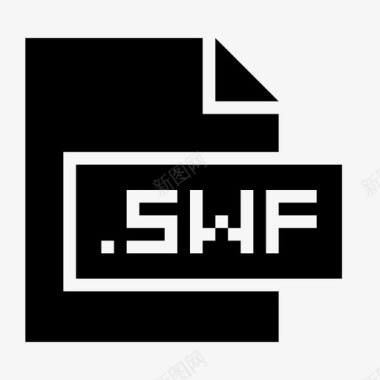 RAW文件格式swf扩展名文件图标图标