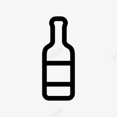 瓶子玻璃瓶瓶子玻璃瓶果汁瓶图标图标