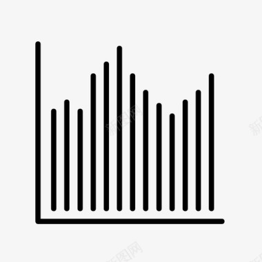 柱状柱状图条形图文档图标图标