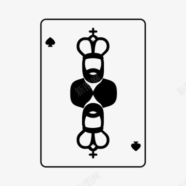 黑桃王纸牌游戏图标图标