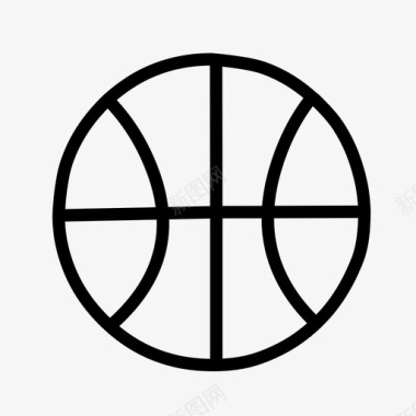球篮球打球运动图标图标