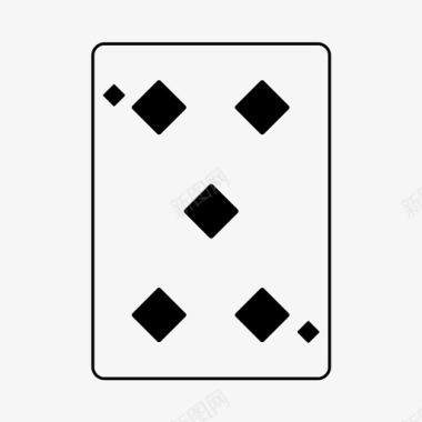 五颗钻石纸牌游戏图标图标