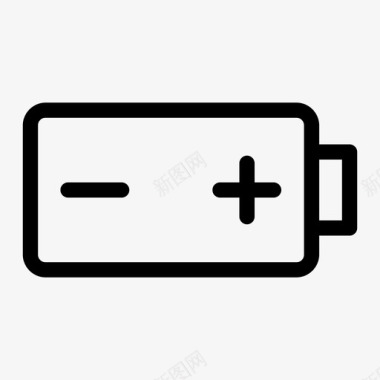 电池极充电器插头图标图标
