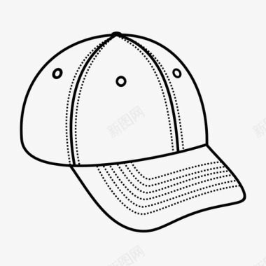 中老年棒球帽棒球帽配件帽子图标图标