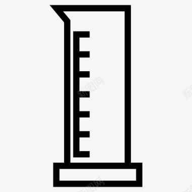 矢量医学量筒医学科学家图标图标