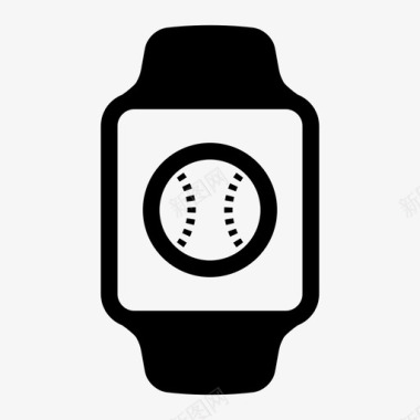 苹果棒球苹果手表田径图标图标