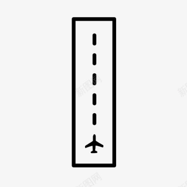 跑道机场航空图标图标