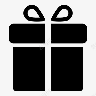 手机直播间礼物礼品生日礼物圣诞礼物图标图标