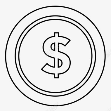 硬币商品货币图标图标