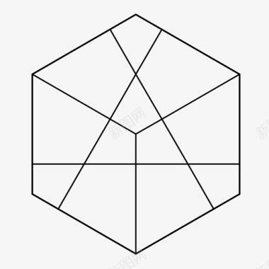 六边形图案立方体图案图标图标