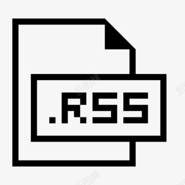 RAW文件格式rss文件扩展名格式图标图标