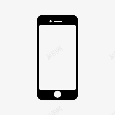 苹果7黑色手机iphone苹果ios图标图标