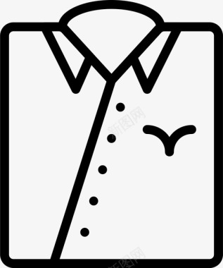 衬衫厨师衣服图标图标