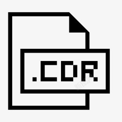 CDR文件格式cdr文件扩展名格式图标高清图片