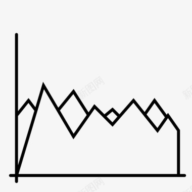 绿色信息图表分析比较图表图标图标