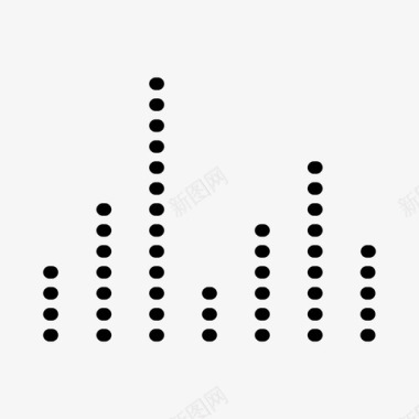 音效嗡嗡声音效条音频均衡器图标图标