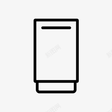 垃圾容器垃圾压实机垃圾器具图标图标