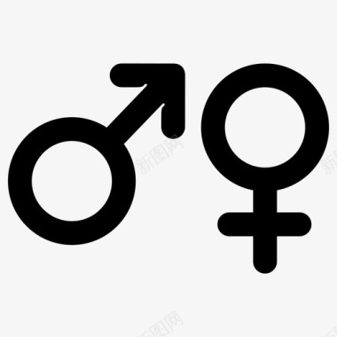 男性符号性别符号男性和女性火星和金星图标图标
