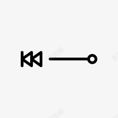 播放和停止播放器倒带再次按钮图标图标