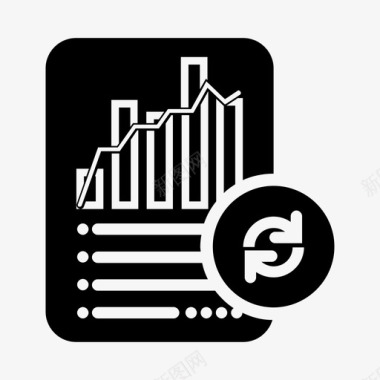 文件报表统计报表刷新代数文档图标图标