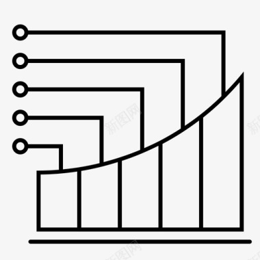 创意图表信息图表条形图列图标图标