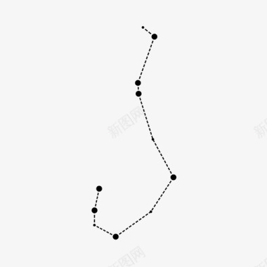 蝎子星座网络图标图标