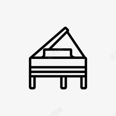 钢琴乐器音乐图标图标