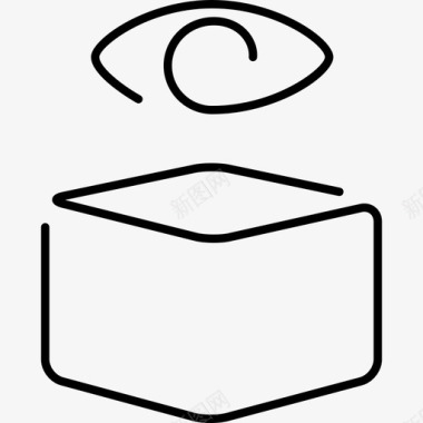 物流包装盒超薄提纲商务超薄物流超薄图标图标