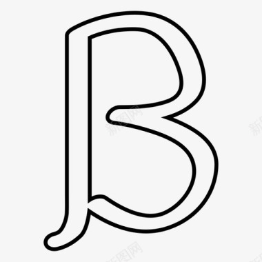beta字母表希腊语图标图标