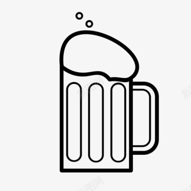 啤酒泡沫圣帕特里克日图标图标