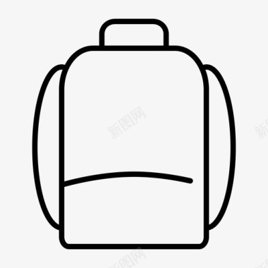 背包行李旅行包图标图标