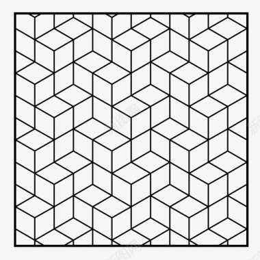 矢量马拉齐瓷砖图案阿拉伯瓷砖图标图标