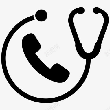 电话地址素材医疗热线呼叫帮助图标图标