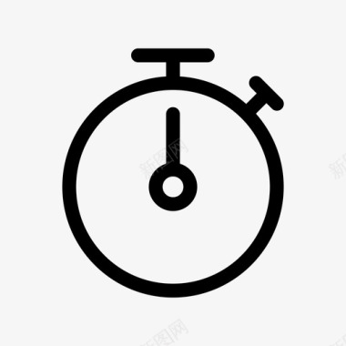 秒表自拍器定时器开关图标图标