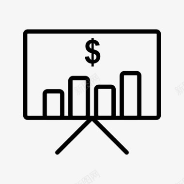计划营销商业计划图表市场营销图标图标