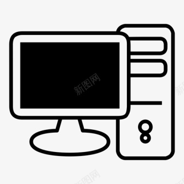 共享未来计算机计算机显示器计算机通知图标图标