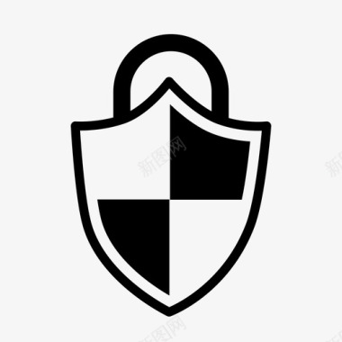 隐私安全锁隐私图标图标