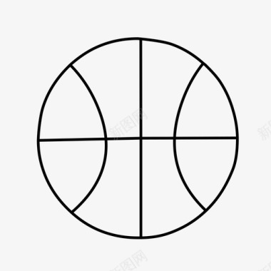 球篮球打球运动图标图标