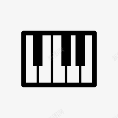 钢琴音响乐器图标图标