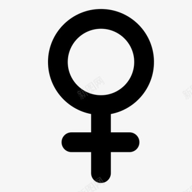 女性星座女性性别维纳斯象征图标图标