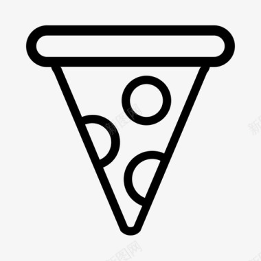 披萨吃午餐图标图标