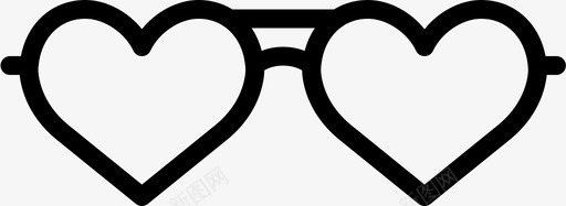 眼镜生活方式爱情图标图标