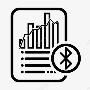 文件报表蓝牙统计报表代数文档图标图标